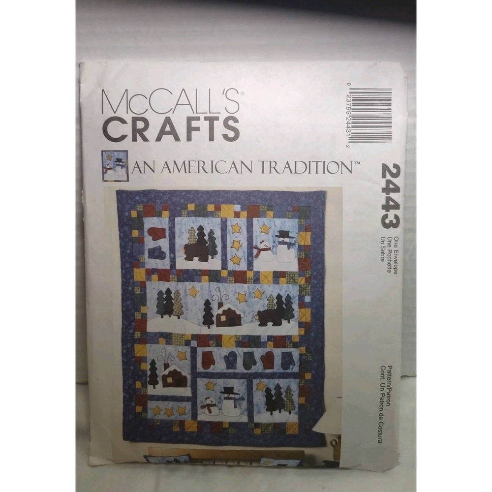 McCall's‎ PATTERN  #2443 - Holiday Craft -UNCUT